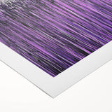 Bold Purple Drip Abstract Wall Art - Canvas & Framed Print