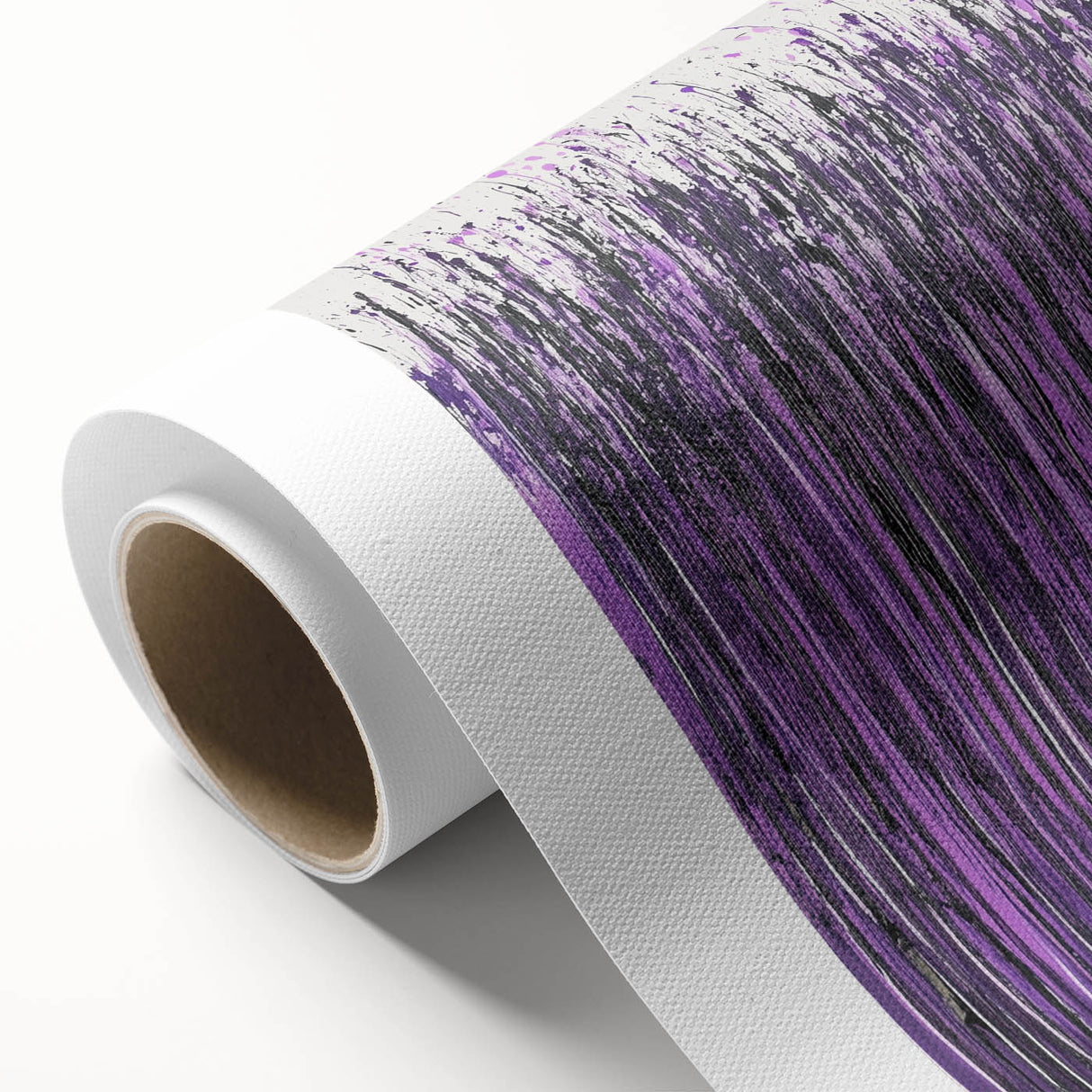 Bold Purple Drip Abstract Wall Art - Canvas & Framed Print