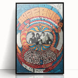 Jefferson Airplane 1960s Psychedelic Concert Poster - Retro Art