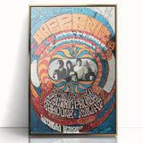 Jefferson Airplane 1960s Psychedelic Concert Poster - Retro Art