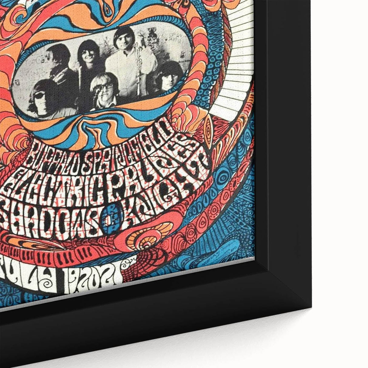 Jefferson Airplane 1960s Psychedelic Concert Poster - Retro Art