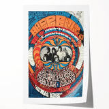 Jefferson Airplane 1960s Psychedelic Concert Poster - Retro Art