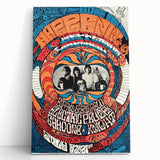 Jefferson Airplane 1960s Psychedelic Concert Poster - Retro Art