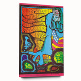 Jefferson Airplane 1967 Psychedelic Concert Poster - Fillmore