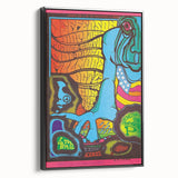 Jefferson Airplane 1967 Psychedelic Concert Poster - Fillmore