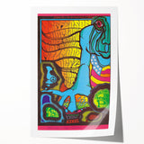 Jefferson Airplane 1967 Psychedelic Concert Poster - Fillmore