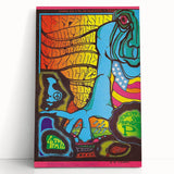 Jefferson Airplane 1967 Psychedelic Concert Poster - Fillmore