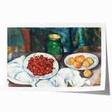 Impressionist Still Life - Fruit and Bowl Wall Art Print