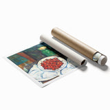 Impressionist Still Life - Fruit and Bowl Wall Art Print