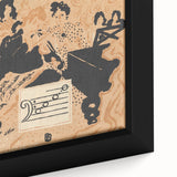 Abstract Modern Art of Musical Harmony – Contemporary Wall Art Print