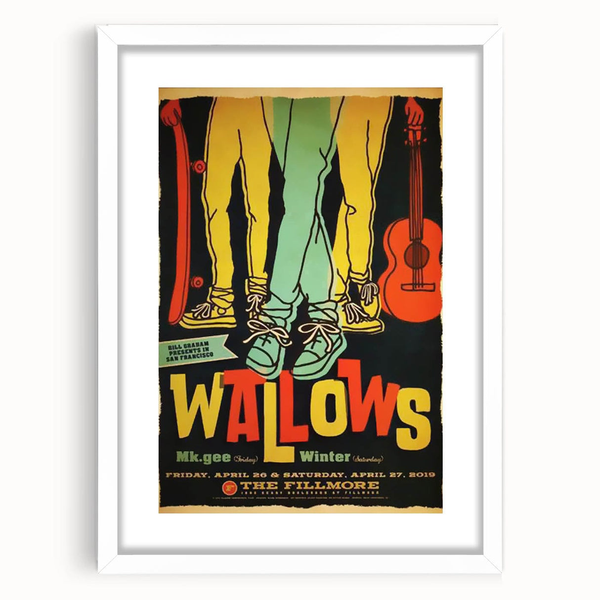 Wallows 2019 Concert Poster - The Fillmore San Francisco