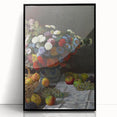 Still Life with Flowers and Fruit - Claude Monet Wall Art Print