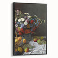 Still Life with Flowers and Fruit - Claude Monet Wall Art Print