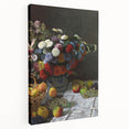 Still Life with Flowers and Fruit - Claude Monet Wall Art Print