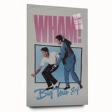 WHAM! Big Tour 1984 Concert Poster - Retro Pop Art