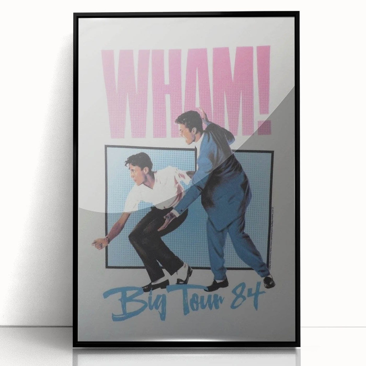 WHAM! Big Tour 1984 Concert Poster - Retro Pop Art