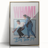 WHAM! Big Tour 1984 Concert Poster - Retro Pop Art