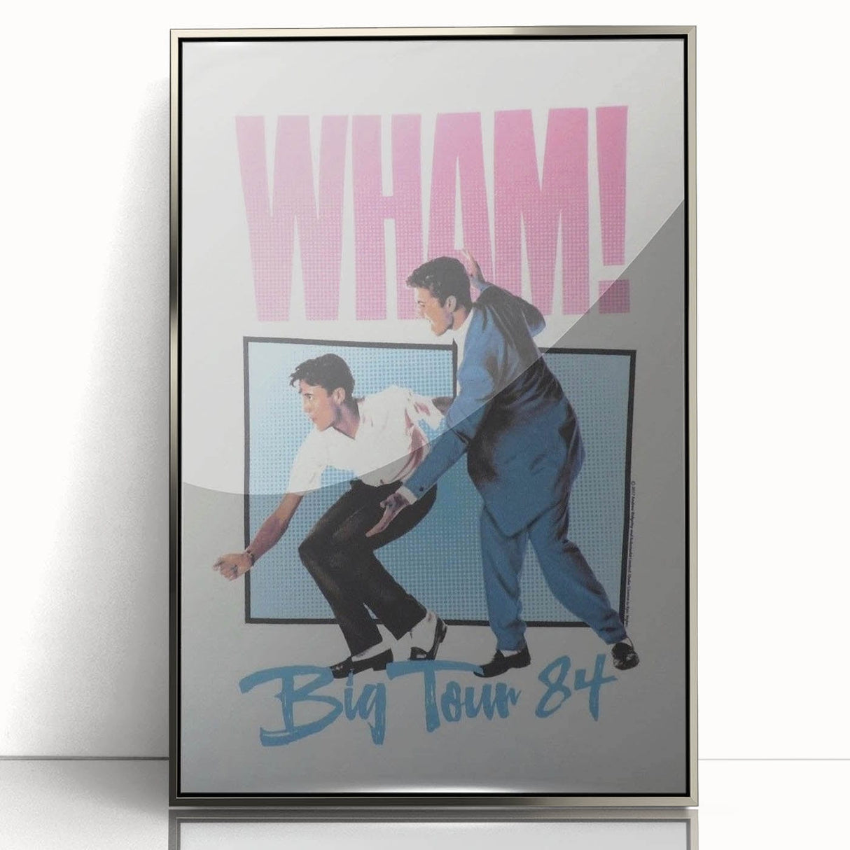 WHAM! Big Tour 1984 Concert Poster - Retro Pop Art