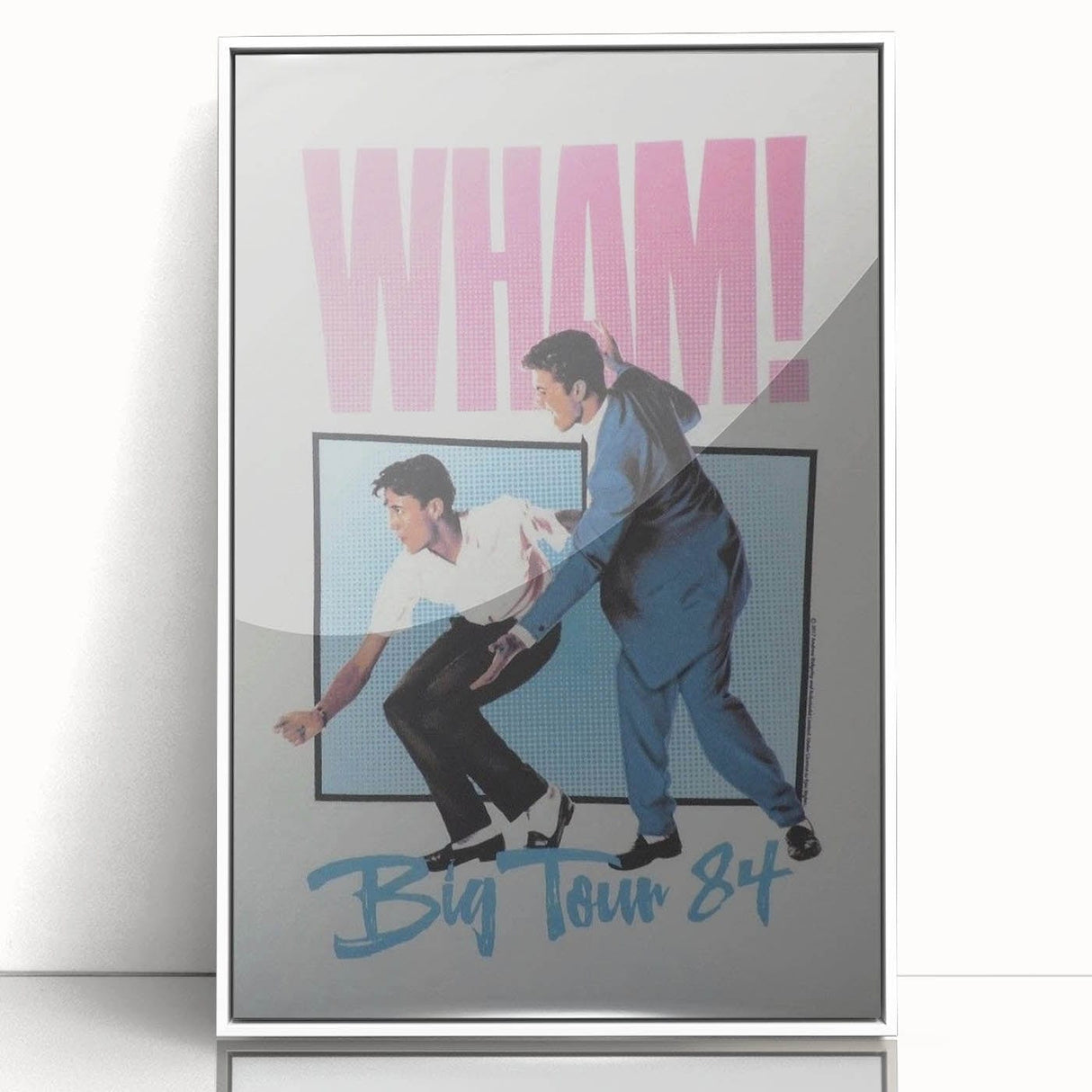 WHAM! Big Tour 1984 Concert Poster - Retro Pop Art
