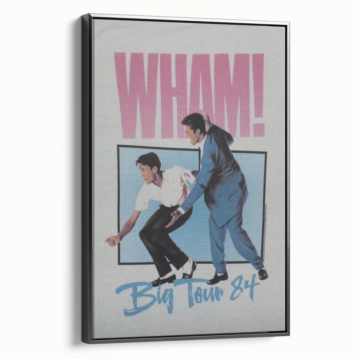 WHAM! Big Tour 1984 Concert Poster - Retro Pop Art
