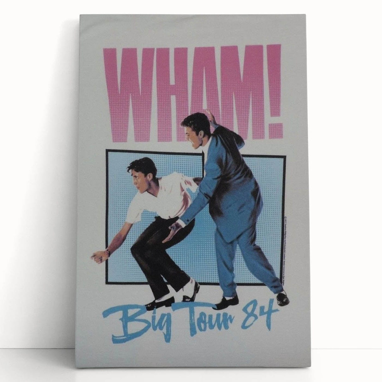 WHAM! Big Tour 1984 Concert Poster - Retro Pop Art