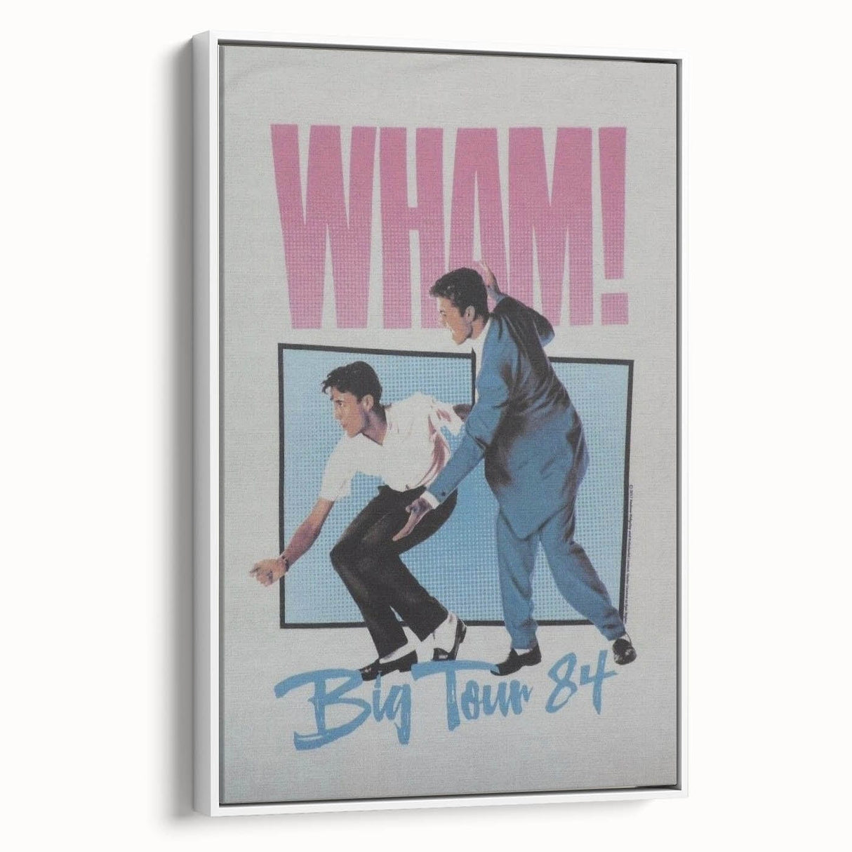 WHAM! Big Tour 1984 Concert Poster - Retro Pop Art