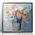 Abstract Floral Burst – Modern Canvas & Framed Wall Art