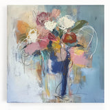 Abstract Floral Burst – Modern Canvas & Framed Wall Art