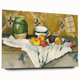 Impressionist Still Life - Flowers and Fruit in Vase Wall Art