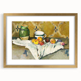 Impressionist Still Life - Flowers and Fruit in Vase Wall Art