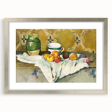 Impressionist Still Life - Flowers and Fruit in Vase Wall Art