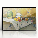 Impressionist Still Life - Flowers and Fruit in Vase Wall Art