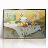Impressionist Still Life - Flowers and Fruit in Vase Wall Art