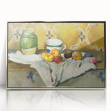 Impressionist Still Life - Flowers and Fruit in Vase Wall Art