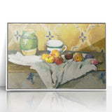 Impressionist Still Life - Flowers and Fruit in Vase Wall Art
