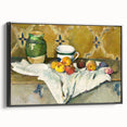 Impressionist Still Life - Flowers and Fruit in Vase Wall Art