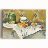 Impressionist Still Life - Flowers and Fruit in Vase Wall Art