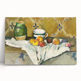 Impressionist Still Life - Flowers and Fruit in Vase Wall Art