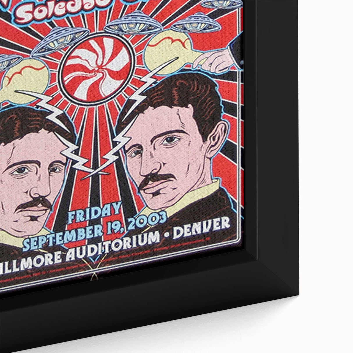 The White Stripes 2003 Concert Poster - Fillmore Denver