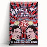 The White Stripes 2003 Concert Poster - Fillmore Denver