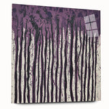 Purple Drip Abstract – Modern Canvas & Framed Wall Art