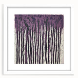 Purple Drip Abstract – Modern Canvas & Framed Wall Art