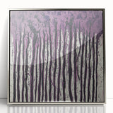 Purple Drip Abstract – Modern Canvas & Framed Wall Art