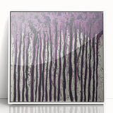 Purple Drip Abstract – Modern Canvas & Framed Wall Art