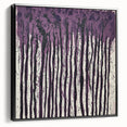 Purple Drip Abstract – Modern Canvas & Framed Wall Art