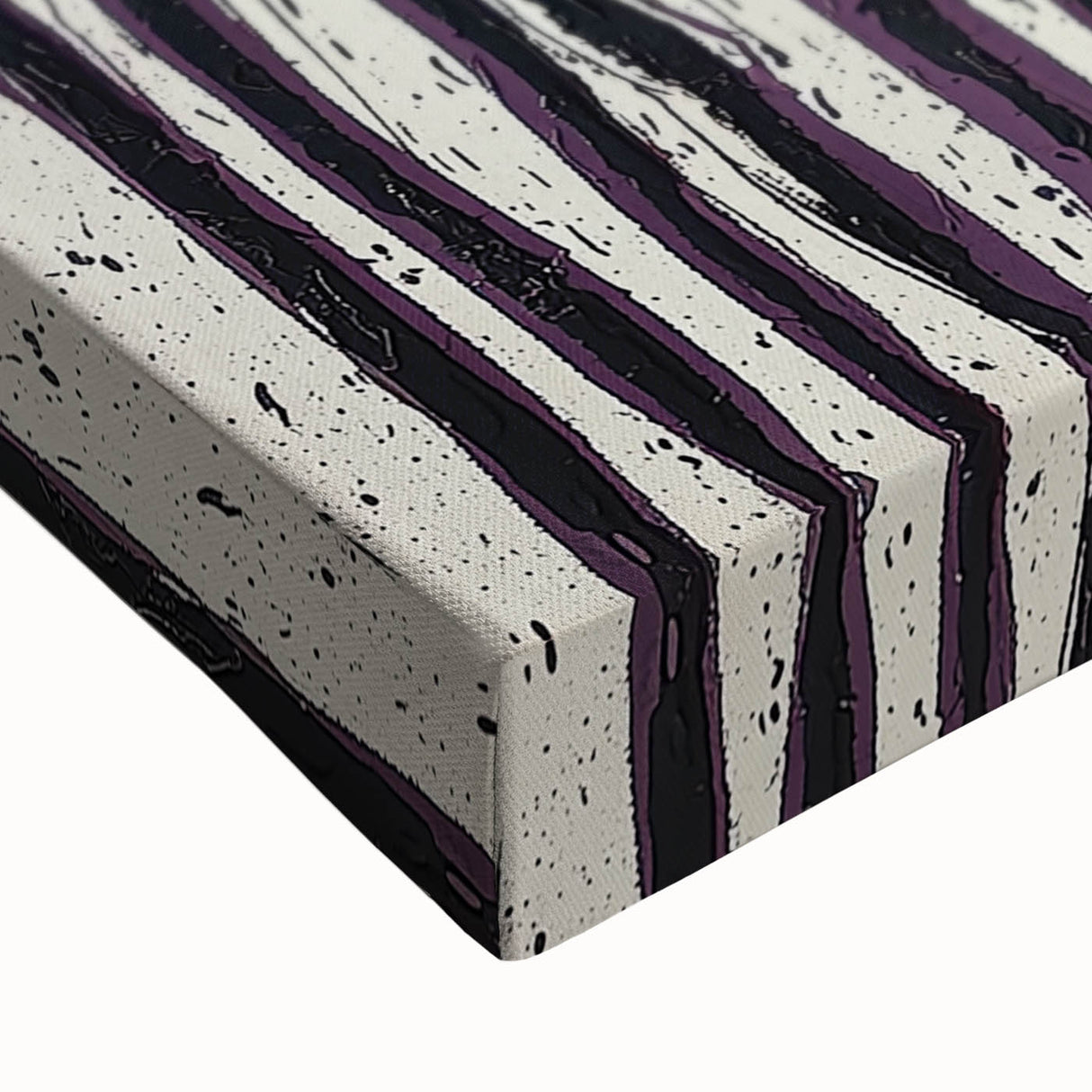 Purple Drip Abstract – Modern Canvas & Framed Wall Art