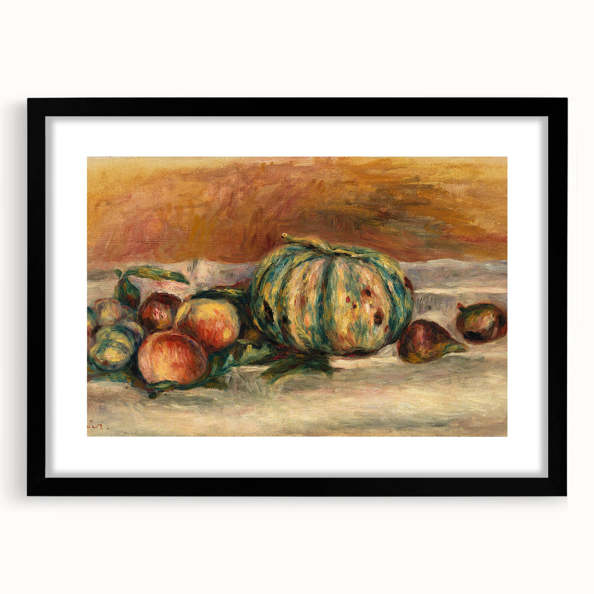 Impressionist Landscape - Forest Path and Trees Wall Art Print