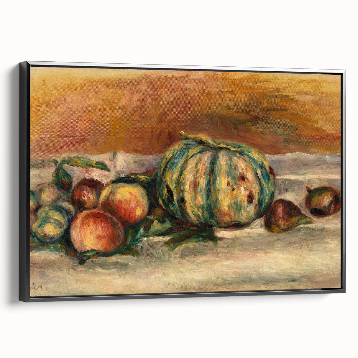 Impressionist Landscape - Forest Path and Trees Wall Art Print
