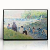 Study of Bathers by Georges Seurat - Modern Art Prints for Wall Decor