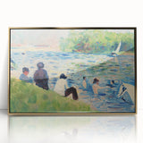 Study of Bathers by Georges Seurat - Modern Art Prints for Wall Decor